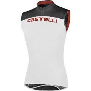  Castelli Prologo HD Sleeveless Large White Black Sports 