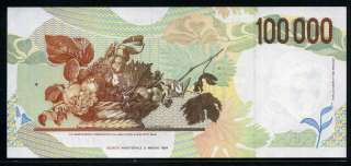 Italy 1994, 100000 Lire, P117b, UNC  
