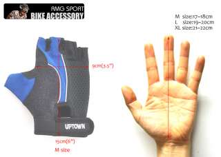 RMG]UPTOWN Bike Finger Gloves/MTB/MBX/GYM/BLACK M  