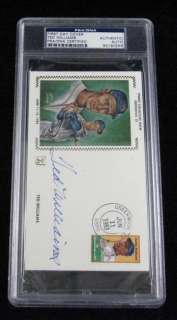 Ted Williams Signed First Day Cover PSA/DNA Auto Slabbed  