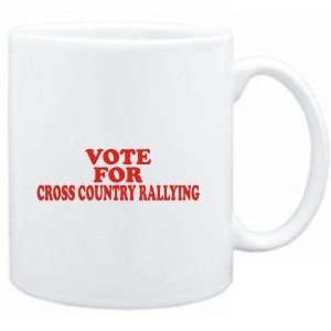   White  VOTE FOR Cross Country Rallying  Sports: Sports & Outdoors