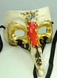 Zanni Carnival Paper Mache Mardi Gras Mask (Deco)  