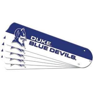 Duke Blue Devils NCAA 52 inch Ceiling Fan Blade Replacement Set