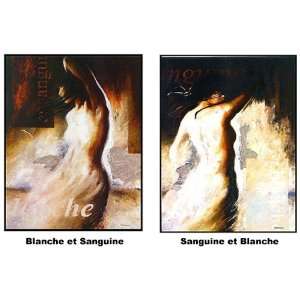 International Arts Blanche et Sanguine & Sanguine et Blanche Canvas 