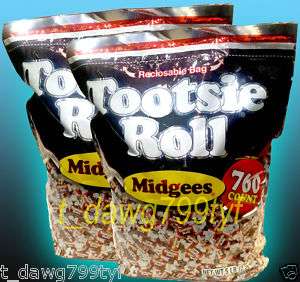 Tootsie Roll Midgees 1520 Count 10 lbs Fresh!  