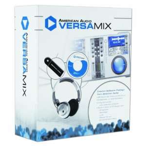  American DJ Versa Mix MP3 DJ Software Kit, with Headphones 
