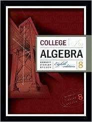   Algebra, (0073312622), Raymond A. Barnett, Textbooks   