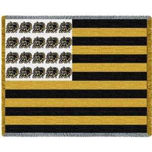  West Point Flag Jacquard Woven Throw   69 x 48 Home 