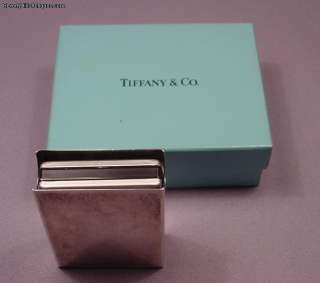Marked Tiffany & Co Sterling Silver Calculator Case  