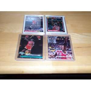 Michael Jordan lot of 4 cards 1992/93 topps 50 point club #205, 92/93 