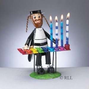  Xylophone Player Hand Crafted Metal Menorah