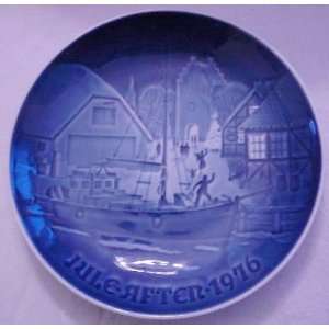   Bing & Grondahl Blue Christmas Plate Jule After 1976 