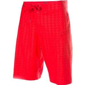   Speedy Mens Boardshort Fashion Pants   Red Line / Size 36: Automotive