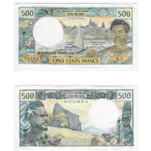  New Caledonia ND (1969 92) 500 Francs, Pick 60e 