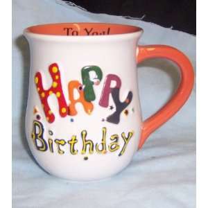 Birthday Sprinkles Mug Xpres Happy Birthday Mug:  Kitchen 