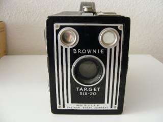 Classic Vintage Box Camera Kodak Brownie Target Six 20 Eastman Art 
