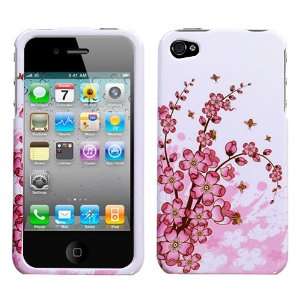  Apple iPhone 4 (AT&T/Verizon) White Pink Cherry Blossom 