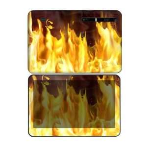  Motorola Xoom Decal Skin Sticker   Furious Fire 