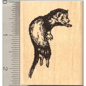  Ferret Leaping Rubber Stamp, Medium: Arts, Crafts & Sewing