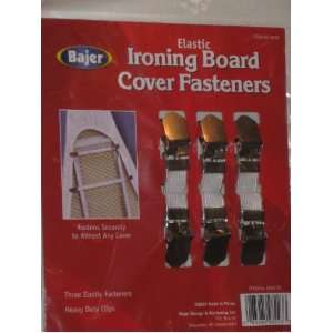 Bajer Three Heavy Duty Ironing Board Cover Fasteners Clips:  
