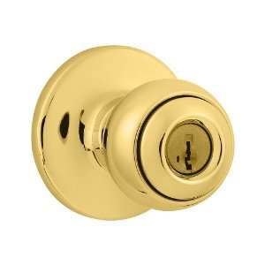  Kwikset 400P 3 SMT 6AL RCS Polo Keyed Entry Knob, Polished 