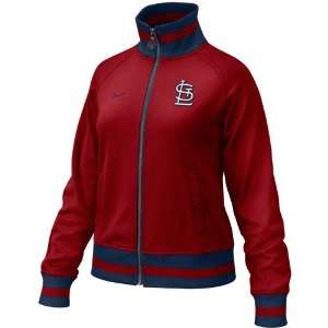   : Nike St Louis Cardinals Ladies Red Track Jacket: Sports & Outdoors