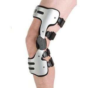OAsys CartiCare Knee Brace Size Xlarge, Color Clear Carbon, Side 