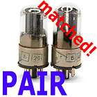 STRONG MATCHED PAIR 6N8S  6SN7  1578 MILITARY TUBES METAL BASE