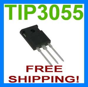 TIP3055 Transistor NPN 60V 15A   Free Shipping  