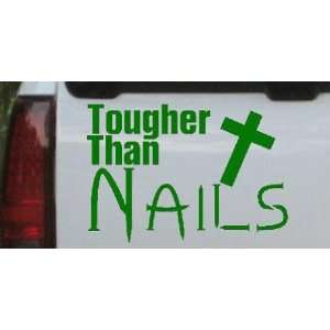  Tougher Than Nails Christian Car Window Wall Laptop Decal 