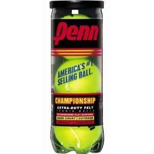   Championship Extra Duty Felt Tennis Balls 64 Cans 256 Balls: Sports