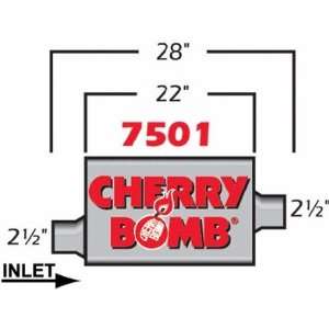  Cherry Bomb 7501 Elite Muffler: Automotive