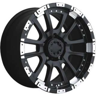 16x8 Black Wheel Advanti Racing Roccia 5x5.5  