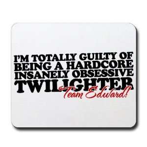 Obsessive Twilighter: Team Edward Twilight Mousepad by 