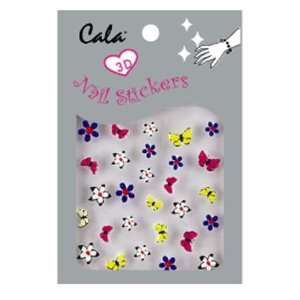  Cala 3D Nail Art Stickers x2 Packs Butterfly 86258+ Aviva 