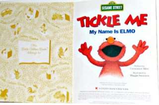 Tickle Me My Name Is Elmo (1997) Sesame Street LGB.  