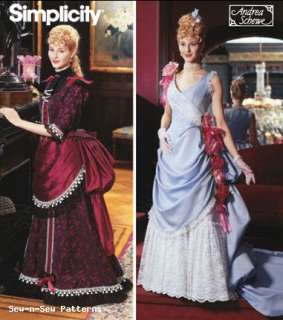 Wonderful Victorian costume pattern from the 1800s Reminiscent of 
