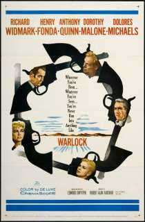 Warlock 1959 Original U.S. One Sheet Movie Poster  