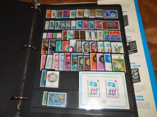 UN United Nations Stamp Collection Album 1951 1976 USA and Europe 1st 