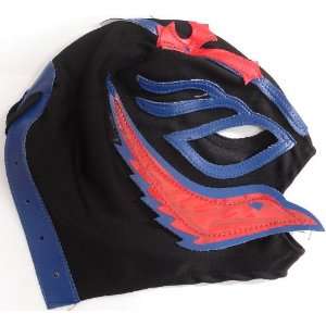    WWE Black/Red/Blue Rey Mysterio Kids Wrestling Mask: Toys & Games