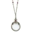 1928® Gold tone Crystal Magnifying Glass 30 Necklace  