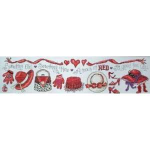   Stitch Kit A Touch Of Red From Design Works: Arts, Crafts & Sewing