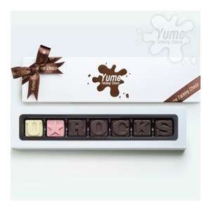 Happy Valentines Day! Worlds Famous Message Chocolate Gift Set that 