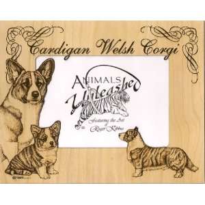 Welsh Corgi Cardagan Laser Engraved Dog Photo Matte 8 X 10:  