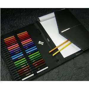   Premier 24 Count Colored Pencil Portfolio Set: Office Products