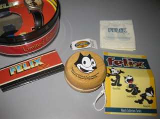 Vintage Fossil Felix the Cat Watch with Yo Yo & Box NEW  