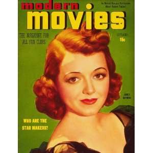   11 x 17 Modern Movies Magazine Cover 1930s Style A  : Home & Kitchen