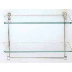 Allied Brass Accessories PR 2 22TB 22 Double Shelf w Towel Bar Oil 