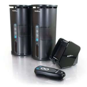 Premium 900MHz Wireless Indoor/Outdoor Speakers with Remote and Dual 