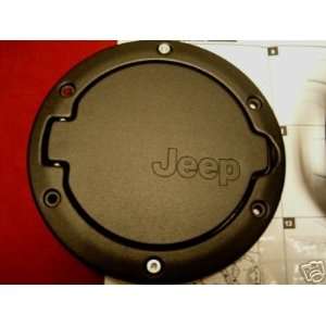   Jeep Wrangler 2007 2012 JK 4dr Black Fuel Door Mopar OEM Automotive